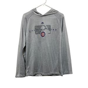 Chicago Cubs Hoodie Long sleeve sports shirt Mens Size Small